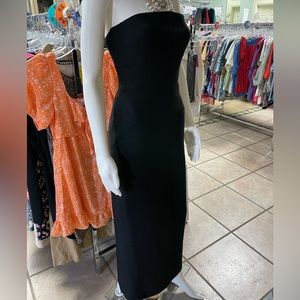 Chanel strapless dress